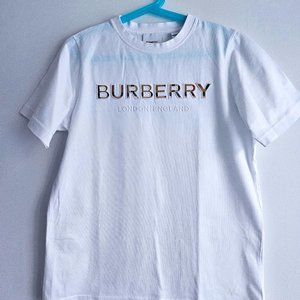 Burberry White Girl's Shirt - Size 12y, Gently Loved
